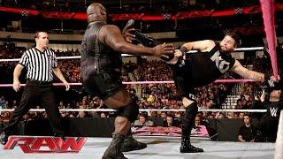 Mark Henry vs. Kevin Owens Raw October 19 2015