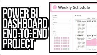 Power BI End-to-End Portfolio Project Employee Work Schedule Full Development Course