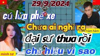 Cú lừa phế  xe chưa ai nghĩ ra làm đại sư thua rồi mà chả hiểu vì sao .