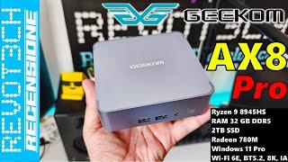 GEEKOM AX8 PRO Mini Pc. Potenza Velocità e...Gaming Recensione