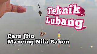 Teknik Lubang Cara Jitu Mancing Nila Babon ‼️ Apapun Umpanya