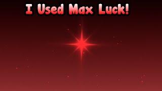 I Used Max Luck In Sols RNG And This Happened...