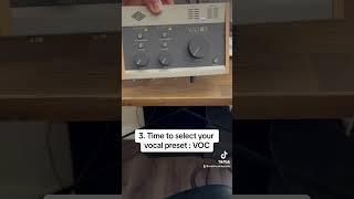 How to setup your #Interface to record pro vocals  #universalAudio  #music #production #UA #vocals