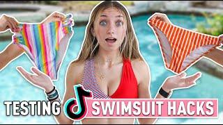 Testing ViRAL TikTok Swimsuit Hacks  Swim Bottoms Edition