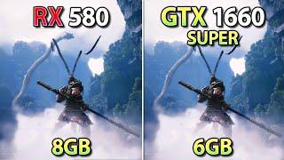 RX 580 vs GTX 1660 Super - Test in 10 New Games