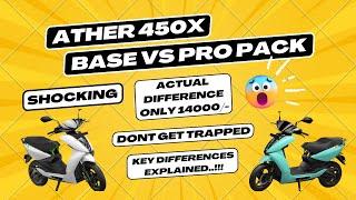 Ather 450X Base Model vs Pro Pack 2023  एथर 450X बेस मॉडल vs प्रो पैक #ather_electric_scooter #ev