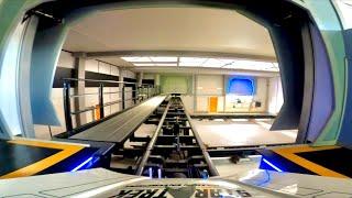 STAR TREK Roller Coaster Operation Enterprise Front Row POV - Movie Park