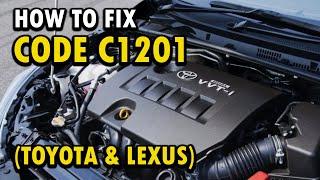 C1201 Toyota Code Meaning Causes & How To Fix it