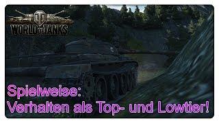 Spielweise Verhalten als Top- und Lowtier am Beispiel Bergpass World of Tanks - Deutsch