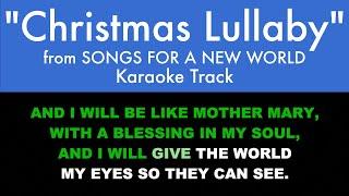 Christmas Lullaby from Songs for a New World - Karaoke Track with Lyrics on Screen