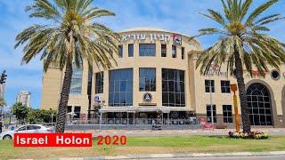 Israel NEW city center of HOLON. Virtual walk