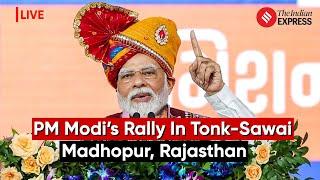 PM Modis Rally In Tonk-Sawai Madhopur Rajasthan  Lok Sabha Election 2024