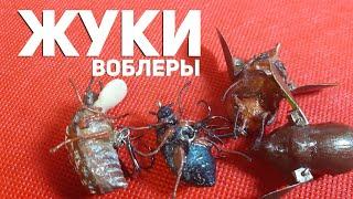 Воблеры жуки для ловли головля язя и жереха