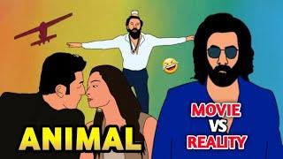 ANIMAL movie vs reality   Bobby Deol  Ranbir K   funny spoof  mv creation