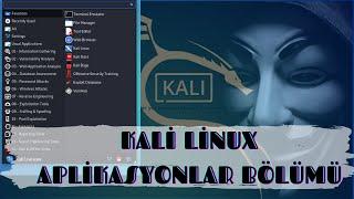 KALİ LİNUX APLİKASYONLAR BÖLÜMÜ  kali linux ile neler yapılır? #3