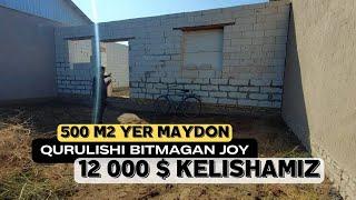 Shovotda gaz svetdan muammo yo‘q. Qurulishi bitmagan joy 12 000 $ galishib sotiladi.