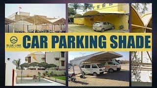 Car Parking Shade  Blue Line Fiberglass Karachi Pakistan