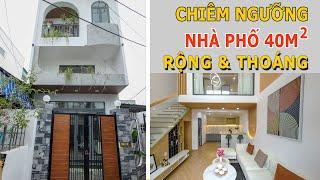 Nhà phố 2 tầng 1 lửng chỉ 40m2 có đến 3 phòng ngủ tiện nghi