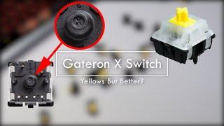 Gateron X Switches Typing Sound Test Lubed + Filmed vs Stock