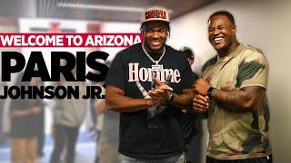 Cardinals Players & Staff Welcome Paris Johnson Jr. to Arizona