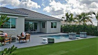 4 Bedroom  3095 Sq. Ft. Palm Beach Gardens Model Home Tour  Build A Home South Florida  Avenir