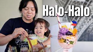 Making her First HALO-HALO at home - @itsJudysLife