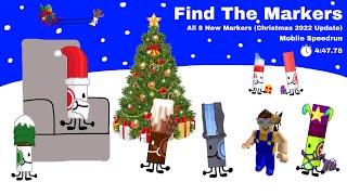 All 8 New Markers Christmas 2022 Update Mobile Speedrun  447.78  Find The Markers