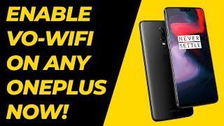 How To Enable WiFi Calling On Oneplus 55T66T77T7Pro  VoWiFi Calling  NO-ROOT 