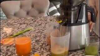 Cold Press Juicer- 300W Stainless Steel Large Feed Chute Slow Masticating Juicer Machine Review