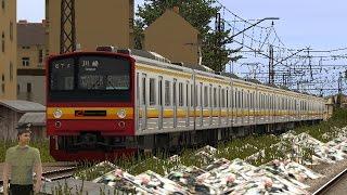 KRL CommuterLine JR 205 Compilation - Trainz Simulator 2009 indonesia