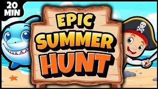 ️ Epic Summer Hunt ️ Brain Break ️ Shark Hunt ️ Pirate Hunt  Brain Breaks for Kids  Bear Hunt
