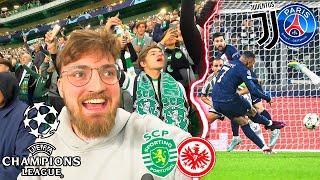 Sporting vs. Frankfurt + Juve vs. PSG - Stadionvlog  2 SPIELE 1 VIDEO  EMOTIONEN PUR  ViscaBarca