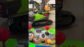 Rc excavator huina dengan remote control yang besar #shorts #excavator #rc #remotecontrol