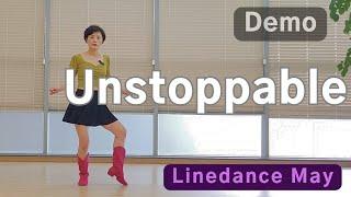 Unstoppable Line Dance Novice Kim Duck Hwa- Demo