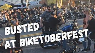 Police vs Biker-  Burnout Trouble during Daytona Biketoberfest 2022