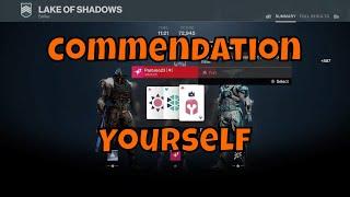 Commendation Yourself