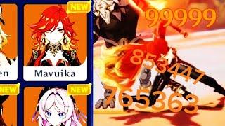 Mavuika Full Gameplay Leak  Mavuika Complete Gameplay  Genshin Impact