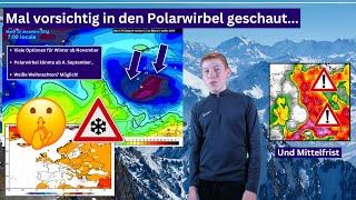 Polarwirbel - SPEZIAL Erster Spekulativer Blick Richtung Winterhalbjahr Mittelfrist am Anfang.