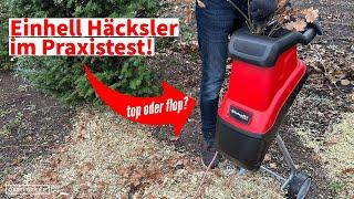 Einhell Gartenhäcksler GC-KS 2540 im Test - Wir bringen den Elektro-Messerhäcksler an seine Grenzen