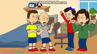 Classic Caillou Pinches Caillou and Gets Grounded