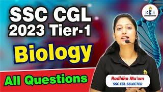 SSC CGL 2023-2024 Tier-1 All Biology Questions by Radhika Mam Questions Level High
