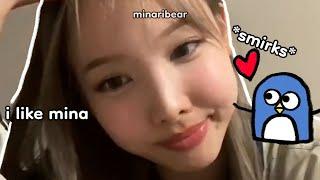 nayeon casually *confesses* to mina ft. minayeon wish coming true