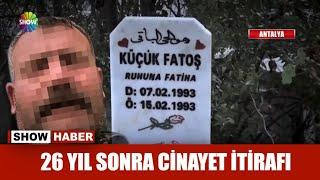 26 yıl sonra cinayet itirafı