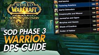 Warrior DPS Guide for Season of Discovery Phase 3 Sunken Temple