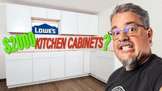 Lowes Budget Off-The-Shelf Kitchen Cabinet Install & Review. DIY Diamond Now Cabs for around $2K?