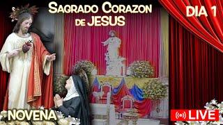 Novena IRRESISTIBLE al Sagrado Corazón de Jesús  Día Primero  Miércoles 29 mayo de 2024