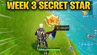 Week 3 SECRET Battle Star LOCATION in Fortnite Season 6 Fortnite Battle Royale