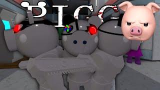 I BEAT 10 BOTS SOLO In Roblox Piggy Chapter 10.. Mall