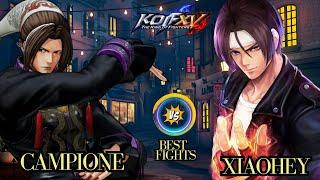 KOF XV XiaoHey  Kyo Iori Benimaru Vs Campione  Duolon Shingo Ash - The king of fighters 15