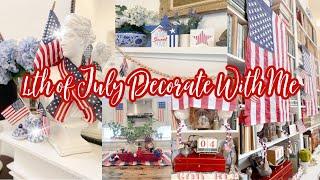 * NEW * 2024* 4TH OF JULY DECORATE WITH ME